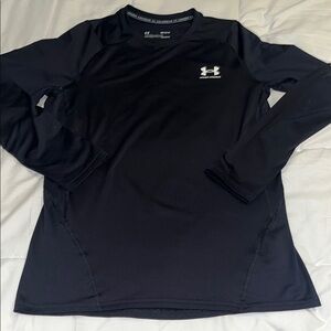 Under Armour Black Long Sleeve cold gear Shirt size medium